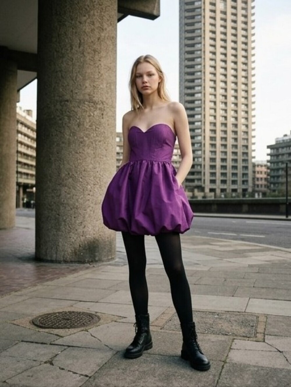 NWT Zara Voluminous Strapless Limited Edition dress $129